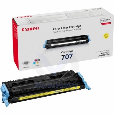 Cartridge 707 Jaune Yield 2000 Pages - Toner Canon 9421A004AA